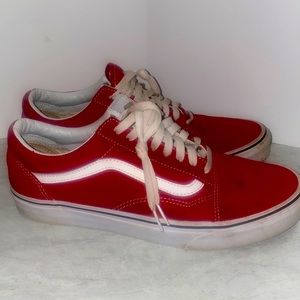 Vans Old Skool Skate Shoe - Racing Red
